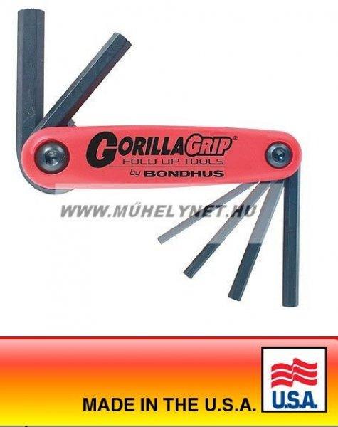 Imbuszkulcs készlet gorilla metrikus 6 db BONDHUS