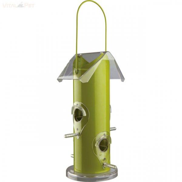 TRIXIE 55633 etető kerti madaraknak 4 állású fém zöld 800 ml/25cm