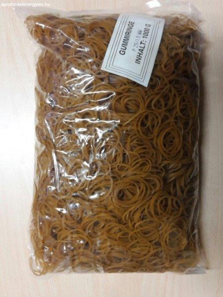 Gumigyűrű / postázó gumi 25 / 1,5mm natúr 1 kg/csomag 