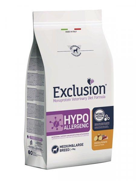 Exclusion Hypoallergenic Duck and Potato Medium & Large 2 kg