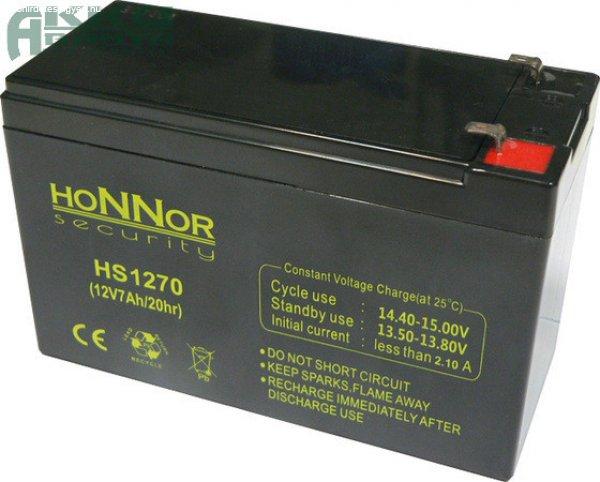 HONNOR 12V 7Ah akkumulátor HS1270