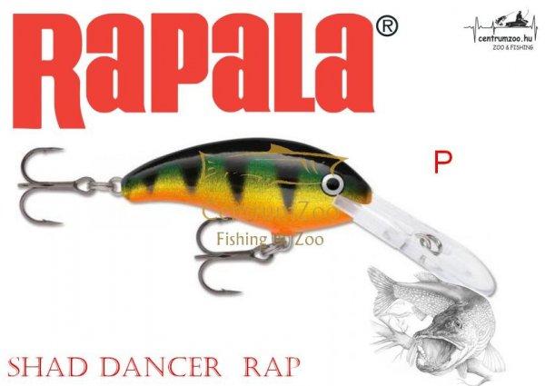 Rapala SDD07 Shad Dancer Rap wobbler - P - Pike Színben