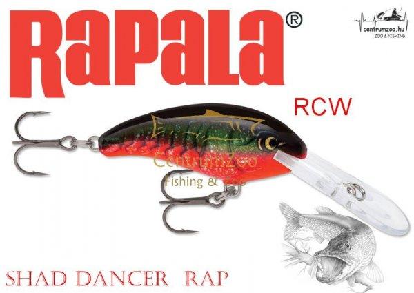 Rapala SDD07 Shad Dancer Rap wobbler - Rcw Színben