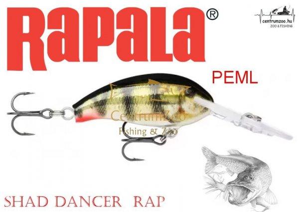 Rapala SDD07 Shad Dancer Rap wobbler - Peml Színben