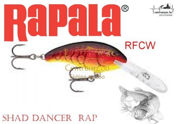 Rapala SDD07 Shad Dancer Rap wobbler - Rfcw Színben