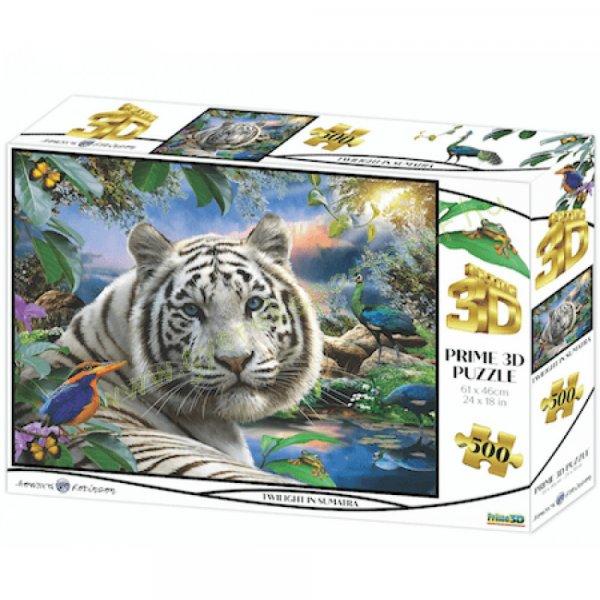 Alkonyat Szumátrában 3D puzzle, 500 darabos PRIME 3D