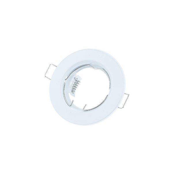 Beépíthető keret, kerek, fix, fehér, 82x29mm Φ75mm, GU5.3- 2db