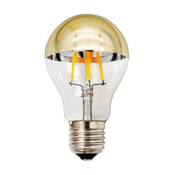 LED gömb(A60), E27, 4W,aranyozott üvegbúra, 2700K, 400LM, 230V