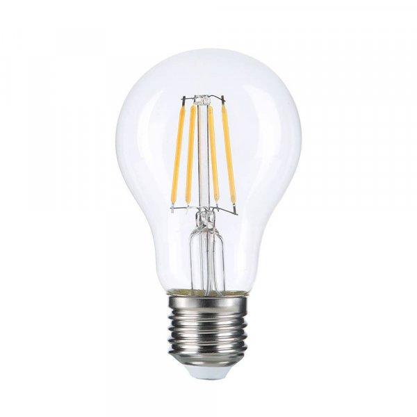 LED gömb, E27, A60, 8W,810LM, 230V, 2700K, FILAMENT