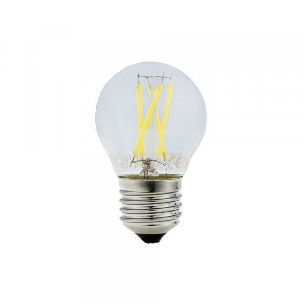 LED gömb, E27, G45, 4W,400LM, meleg fehér fény, FILAMENT