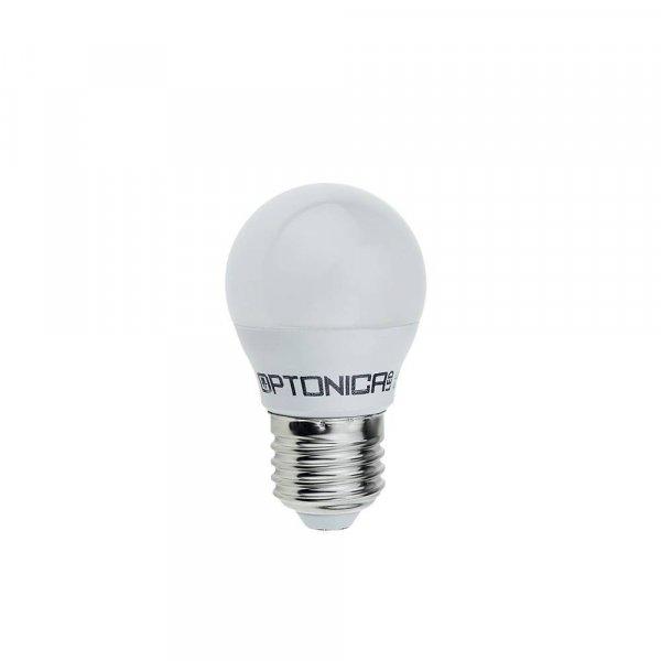 LED gömb, E27, 4W, 230V, semleges fehér fény