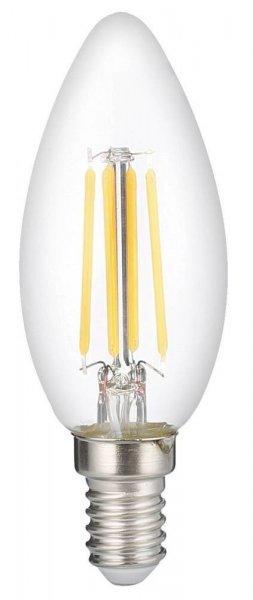 LED gyertya, E14, C35, 6W, 230V, 730LM, semleges fehér fény -FILAMENT