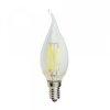 LED gyertya, E14, C35, 4W, 230V, fehr fny