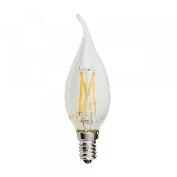 LED gyertya, E14, C35, 4W, 230V, meleg fehér fény