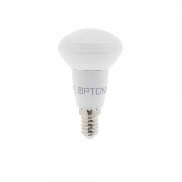 LED gömb, E14, R50, 6W, 230V, meleg fehér fény