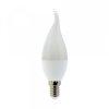 LED gyertya, E14, 6W, 230V, semleges fehr fny