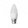 LED gyertya, B22, C35, 6W, 230V, semleges fehr fny