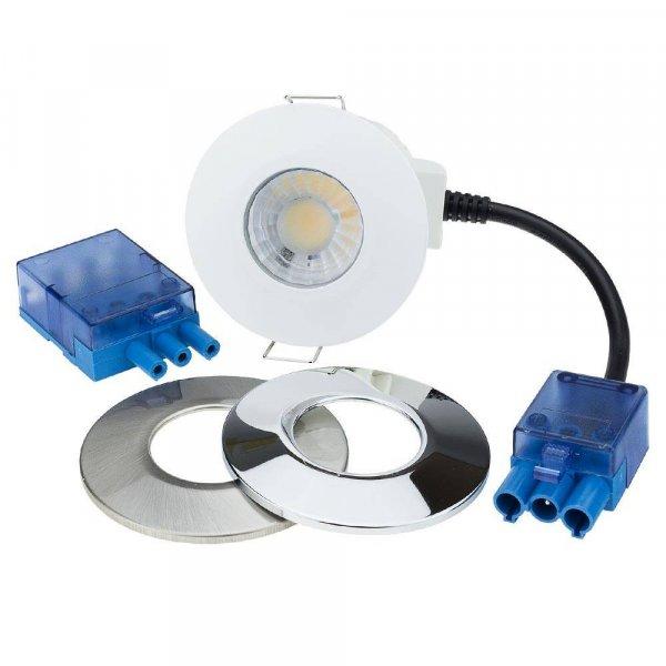 LED tűzálló lámpatest, 8W,230V, 40°,CCT,IP65(CRI>80,PF>0.9)