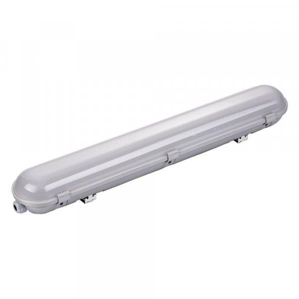 LED Lámpatest, 55W, IP65, 150cm, semleges fehér fény, 100LM/W, rozsdamentes
fém csatokkal -VÉSZMEGHAJTÓVAL