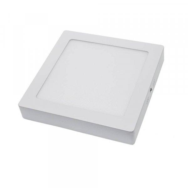 LED spotlámpa, 18W, falra szerelhető, négyszögletes, meleg fehér fény