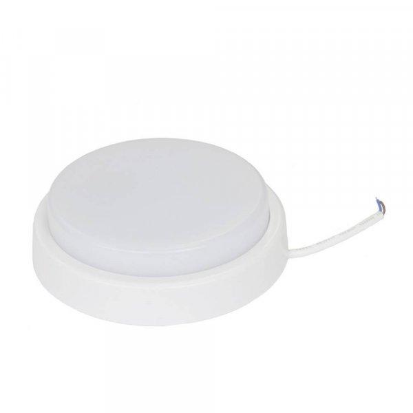 LED spotlámpa, 12W, falra szerelhető, kerek, meleg fehér fény - IP65