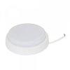 LED spotlmpa, 12W, falra szerelhet, kerek, meleg fehr fn