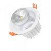 LED spotlmpa, 25W, COB, kerek, cserlhet, hideg fehr fny
