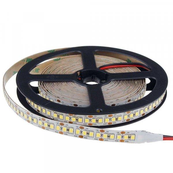 LED szalag, 12V, 196SMD/m, 12mm, 20W/m, 2100Lm/m; Semleges fehér fény IP65