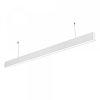 LED fggesztett vonalvilgt, fehr, 40W, 230V, 6000K