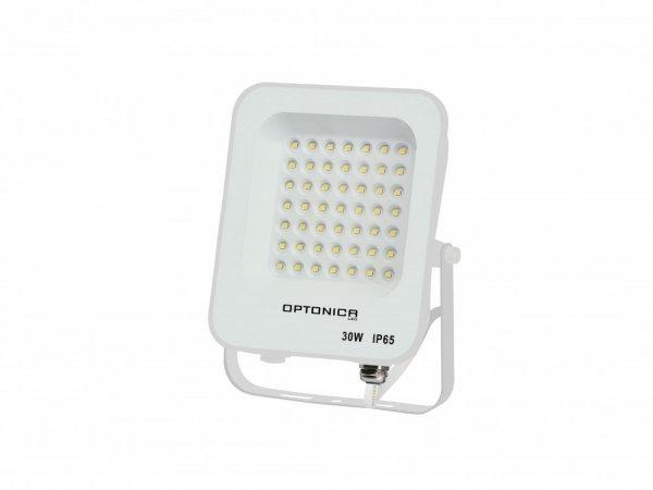 LED reflektor 30W, fehér, SMD, meleg fehér fény - IP65