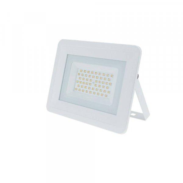 LED reflektor 50W, fehér, SMD, meleg fehér fény - IP65