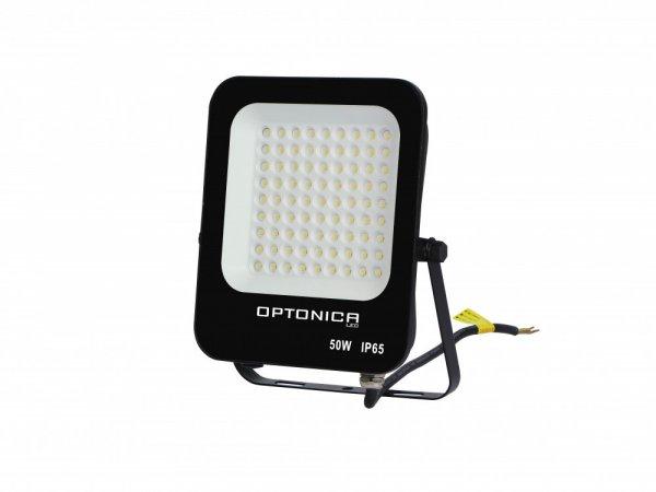 LED reflektor, 50W, 4500lm, AC230V, fekete ház, 90° IP65 4500K