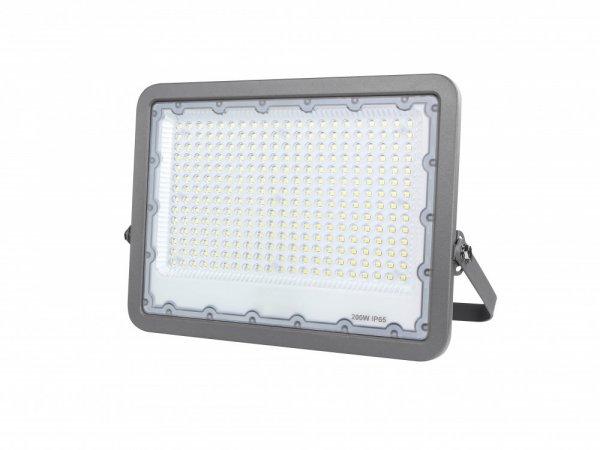 LED reflektor, 200W, 20000lm, AC230V, szürke ház, 90° IP65 6000K