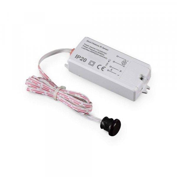 Mozgásérzékelő PIR szenzorral, IP20 AC110-240V D:5cm 180° Max-200W
Lux:10-2000