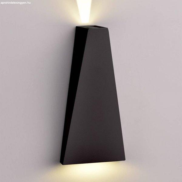 Fekete fali lámpa, CREE 230V, 6W,305LM,4000K - IP54