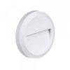 LED lpcs vilgts, kerek, fehr, 2W,3000K,120Lm, 230V, IP