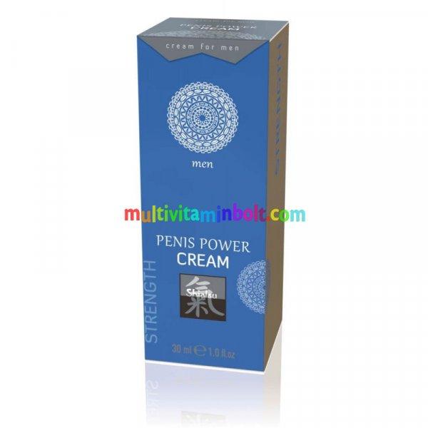 Penis Power Cream 30 ml for Men, japán menta és bambusz kivonattal, gyors
hatású - Shiatsu