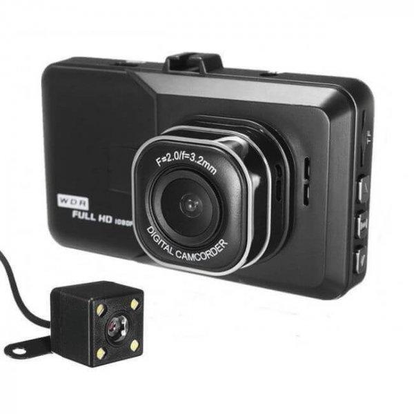 Blackbox autós kamera tolatókamerával és beépített G-szenzorral