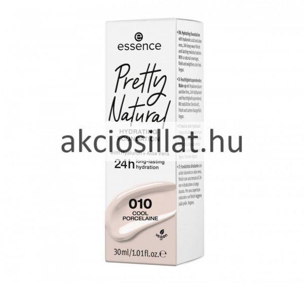 Essence Pretty Natural hidratáló alapozó 010 Cool Porcelaine 30ml