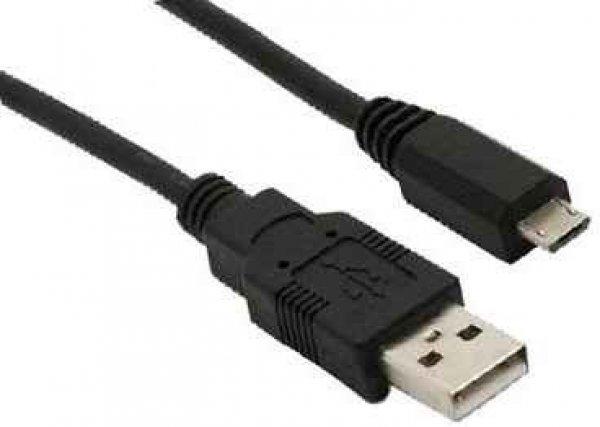 Informatikai adatátviteli és mobiltelefon töltő kábel, USB A dugó - micro
USB dugó 5pólusú ew04834