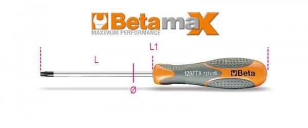 Beta 1297TX 09 Imbusz csavarhúzó Torx®-csavarokhoz