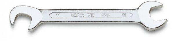 Beta 73 Műszerész villáskulcs, krómozott 4,5x4,5