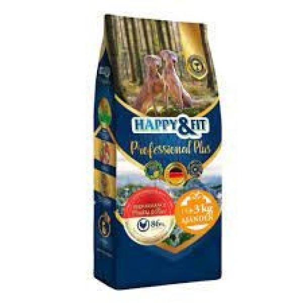 Happy&Fit Professional Plus Performance Poultry&Rice 18kg (15kg+3kg ajándék)