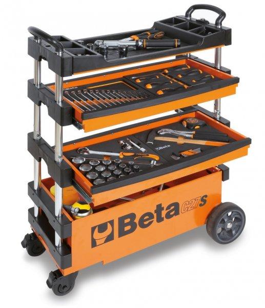 Beta C27S Szerszámkocsi összecsukható – narancssárga színben