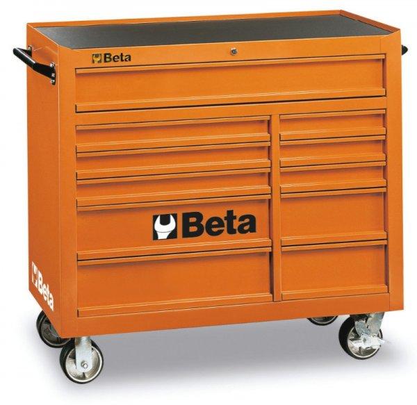 Beta C38 - 3800 11 fiókos szerszámkocsi – narancssárga színben