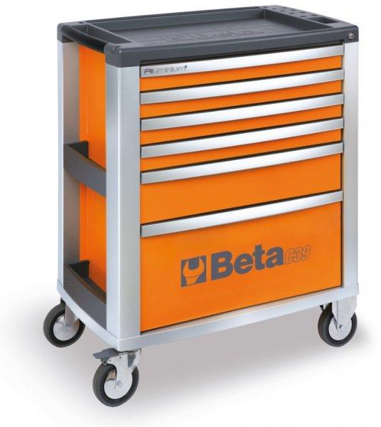 Beta C39/6 - 3900 6 fiókos szerszámkocsi – narancssárga színben
