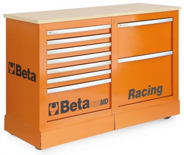 Beta C39MD Speciális szerszámkocsi Racing MD – narancssárga színben