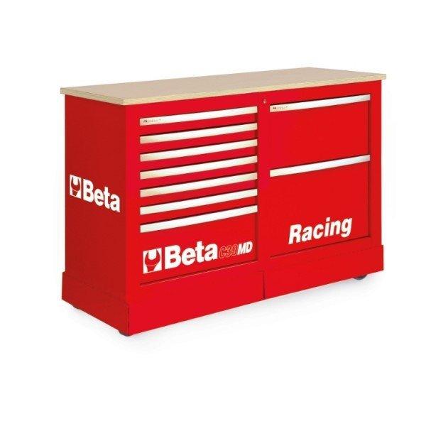 Beta C39MD Speciális szerszámkocsi Racing MD – piros színben