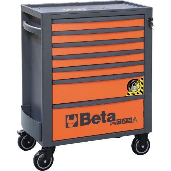 Beta RSC24A/7-A 7 fiókos szerszámkocsi borulásgátló rendszerrel, antracit