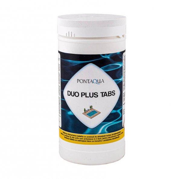 PoolTrend / PontAqua DUO PLUS TABS kétfázisú, kettős hatású medence
vízkezelő klór tabletta, 1 kg